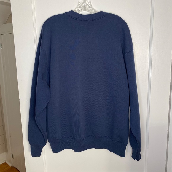 Fruit of the Loom IU logo applique oversized sweatshirt navy - XL - Picture 2 of 9